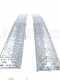 Pair of 226 cm curved ramps - aluminum folding ramps with reinforced legs